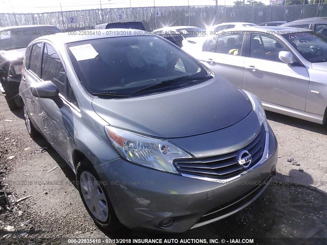 3N1CE2CP5FL387629 - 2015 NISSAN VERSA NOTE S/S PLUS/SV/SL/SR SILVER photo 1