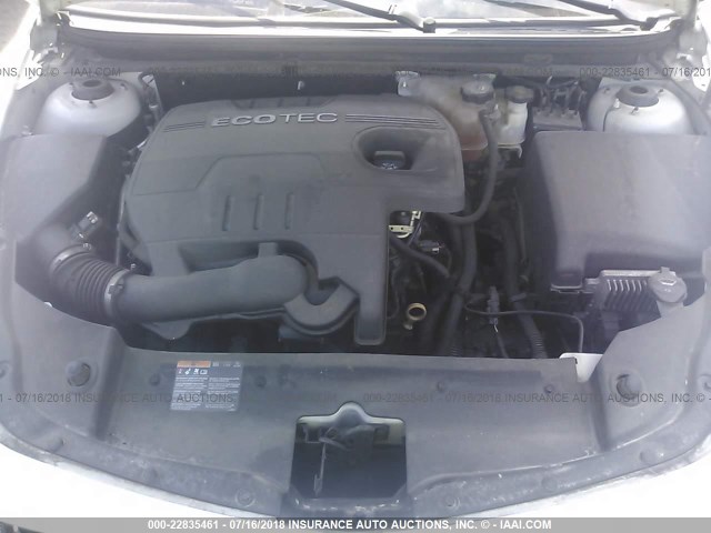 1G1ZC5EU4CF381322 - 2012 CHEVROLET MALIBU 1LT 白色 照片 10