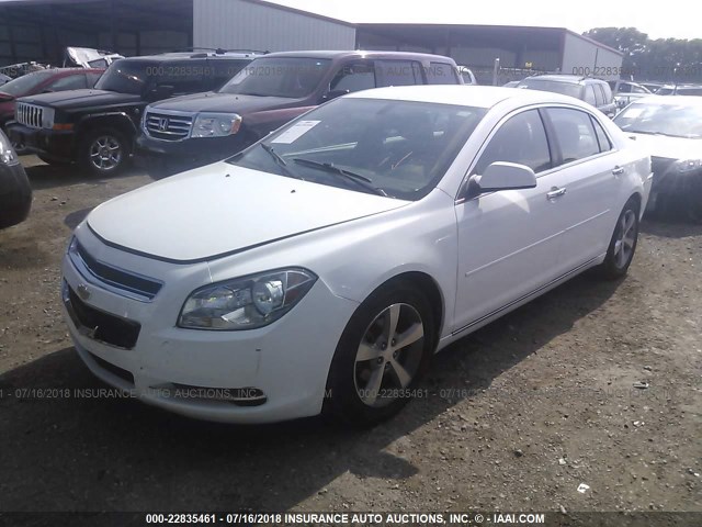 1G1ZC5EU4CF381322 - 2012 CHEVROLET MALIBU 1LT 白色 照片 2