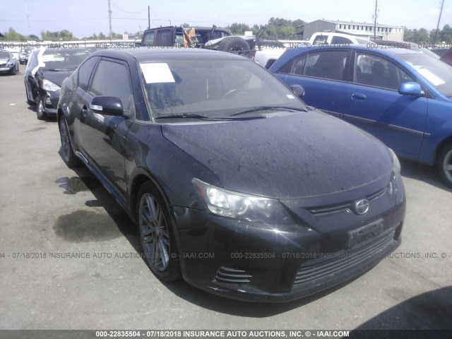 JTKJF5C75B3014091 - 2011 TOYOTA SCION TC 黑色 照片 1