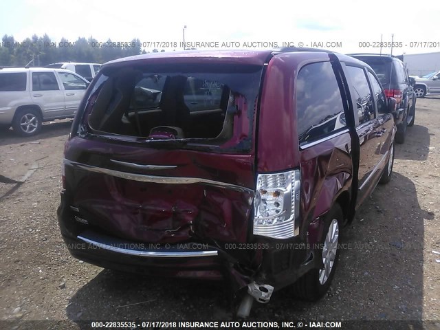 2C4RC1BG4ER295213 - 2014 CHRYSLER TOWN & COUNTRY TOURING BURGUNDY photo 6