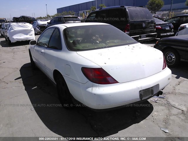 19UYA1154VL012756 - 1997 ACURA 2.2CL WHITE photo 3