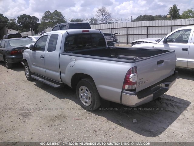 5TFTX4CN8DX029332 - 2013 TOYOTA TACOMA ACCESS CAB Silber Foto 3
