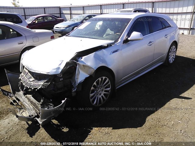 1G6DL8EG9A0111812 - 2010 CADILLAC CTS PERFORMANCE COLLECTION SILVER photo 2