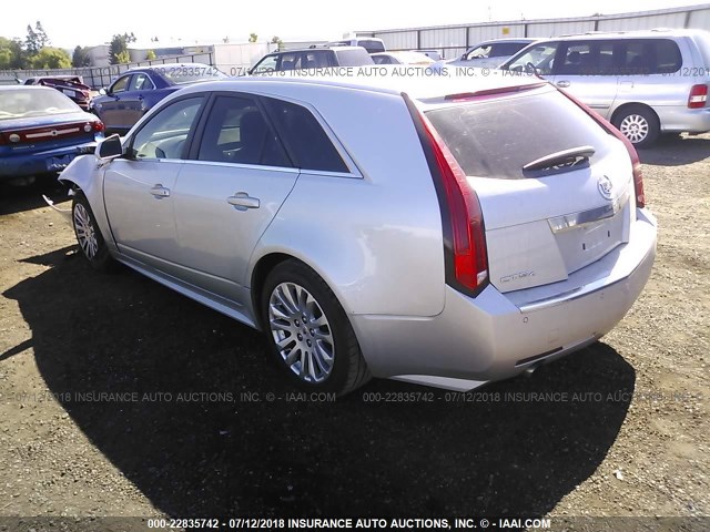 1G6DL8EG9A0111812 - 2010 CADILLAC CTS PERFORMANCE COLLECTION Серебристый фото 3