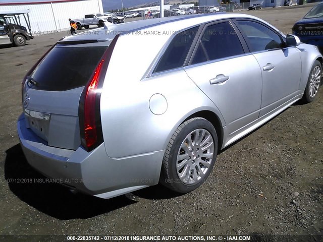 1G6DL8EG9A0111812 - 2010 CADILLAC CTS PERFORMANCE COLLECTION SILVER photo 4
