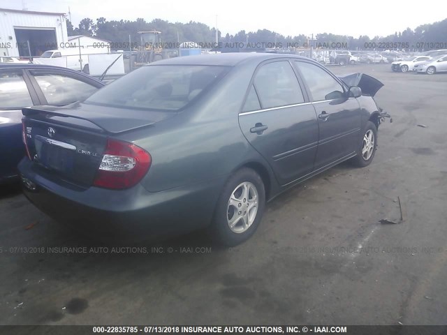 4T1BE32KX4U278473 - 2004 TOYOTA CAMRY LE/XLE/SE Yaşıl foto 4