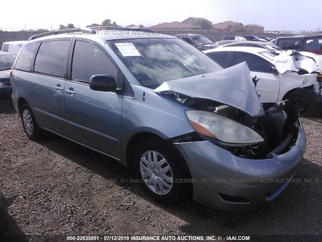 5TDZK23C87S045021 - 2007 TOYOTA SIENNA CE/LE TURQUOISE photo 1