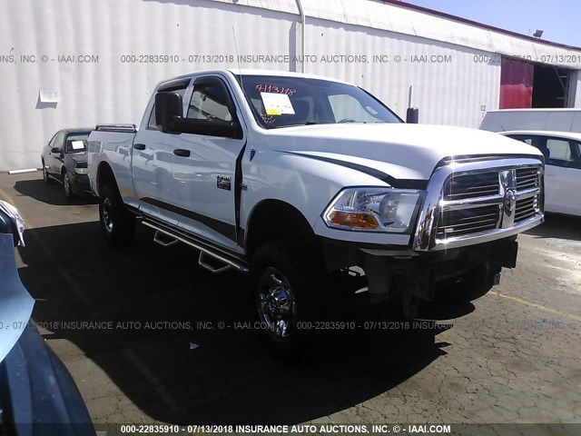 3D7TT2CT5AG168869 - 2010 DODGE RAM 2500 WHITE photo 1