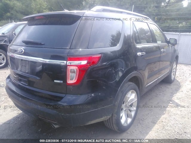 1FM5K8F87FGA28059 - 2015 FORD EXPLORER LIMITED 黑色 照片 4