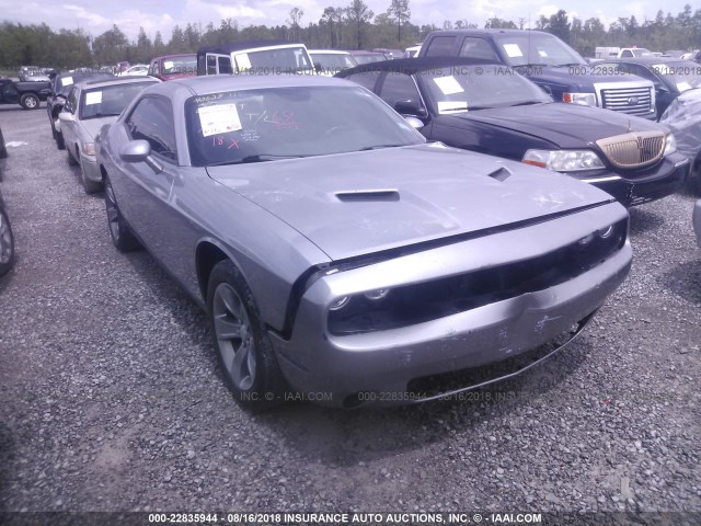 2C3CDZAG6FH708795 - 2015 DODGE CHALLENGER SXT SILVER photo 1