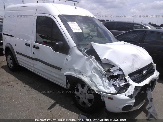 NM0LS7DNXCT107076 - 2012 FORD TRANSIT CONNECT XLT WHITE photo 1