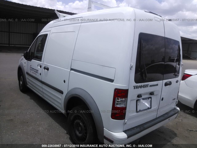 NM0LS7DNXCT107076 - 2012 FORD TRANSIT CONNECT XLT WHITE photo 3