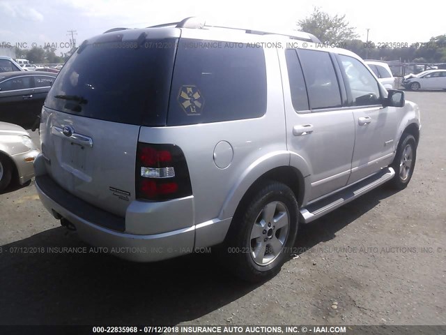 1FMEU75E36UA20327 - 2006 FORD EXPLORER LIMITED 银色 照片 4