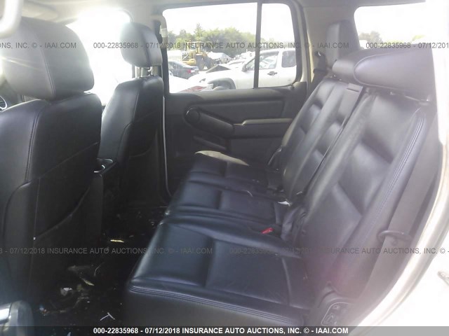 1FMEU75E36UA20327 - 2006 FORD EXPLORER LIMITED 银色 照片 8