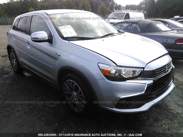 JA4AP3AW5GZ054219 - 2016 MITSUBISHI OUTLANDER SPORT ES/SE SILVER photo 1