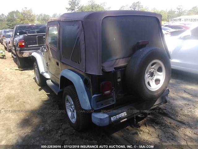 1J4FA49S0YP798662 - 2000 JEEP WRANGLER / TJ SPORT BLUE photo 6