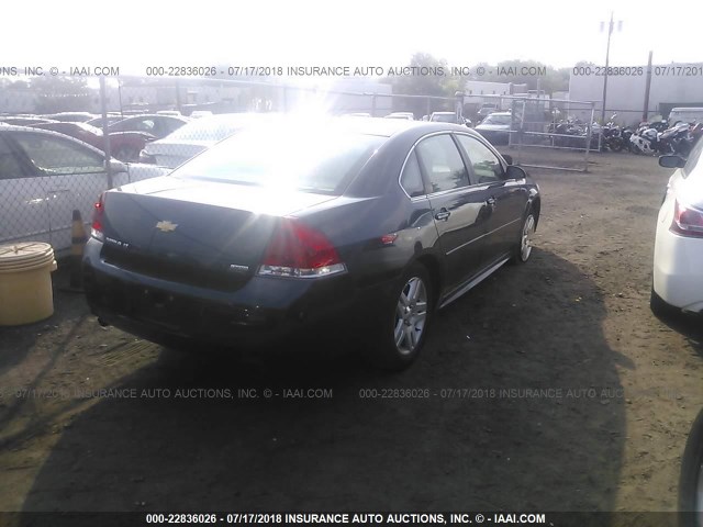 2G1WB5E35F1165231 - 2015 CHEVROLET IMPALA LIMITED LT GRAY photo 4