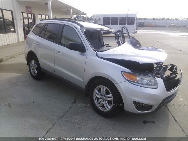 5XYZG3AB8CG118428 - 2012 HYUNDAI SANTA FE GLS SILVER photo 1