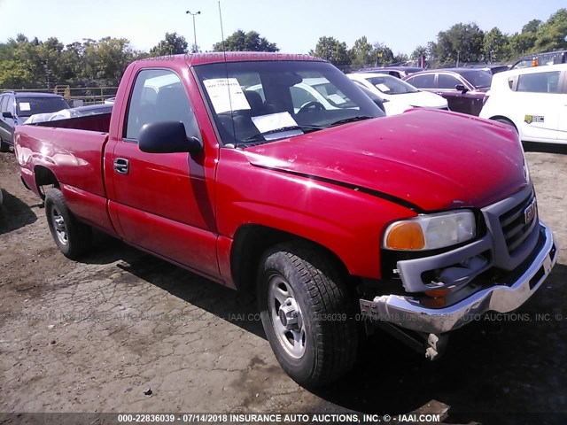 1GTEK14X93Z150752 - 2003 GMC NEW SIERRA K1500 RED photo 1