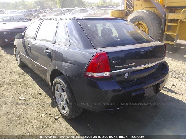 1G1ZT63826F230043 - 2006 CHEVROLET MALIBU MAXX LT Dark Blue photo 3