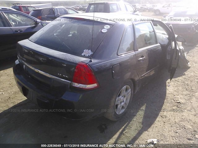 1G1ZT63826F230043 - 2006 CHEVROLET MALIBU MAXX LT Dark Blue photo 4