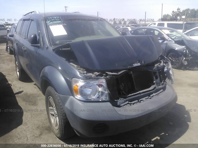 1D8HD38K97F502366 - 2007 DODGE DURANGO SXT GRAY photo 1