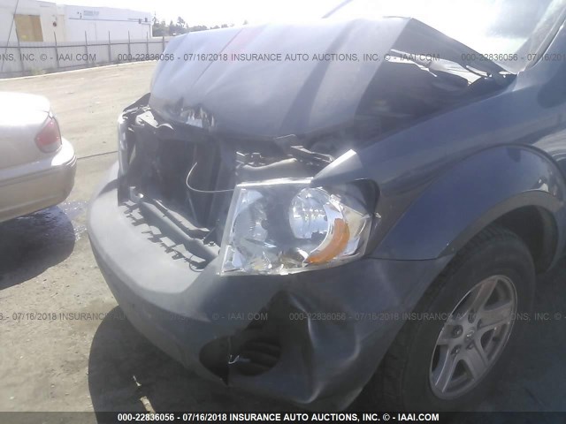 1D8HD38K97F502366 - 2007 DODGE DURANGO SXT GRAY photo 6