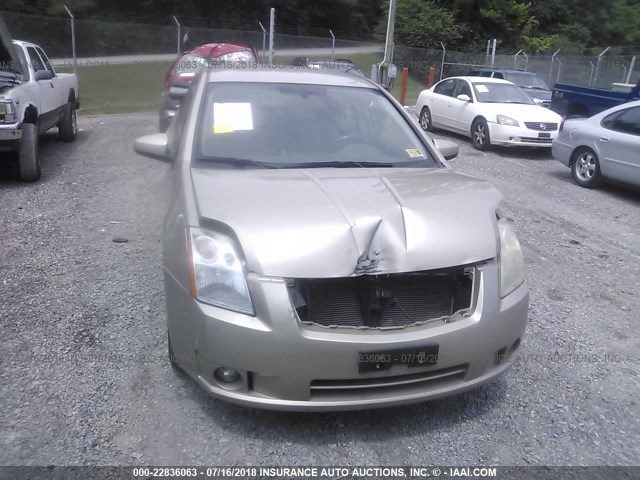 3N1AB61E09L660621 - 2009 NISSAN SENTRA 2.0/2.0S/2.0SL Champagne photo 6