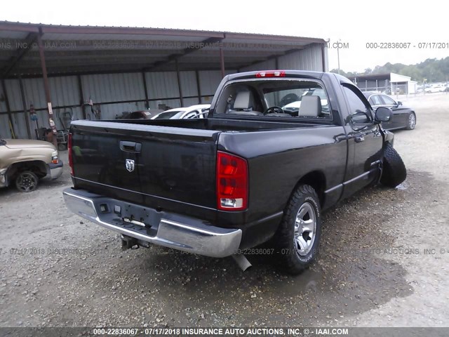 1D7HA16K06J145854 - 2006 DODGE RAM 1500 ST BLACK photo 4