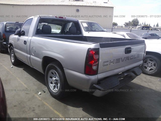 3GCEC14X17G242067 - 2007 CHEVROLET SILVERADO C1500 CLASSIC Champagne photo 3