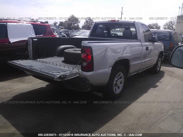 3GCEC14X17G242067 - 2007 CHEVROLET SILVERADO C1500 CLASSIC Champagne photo 4