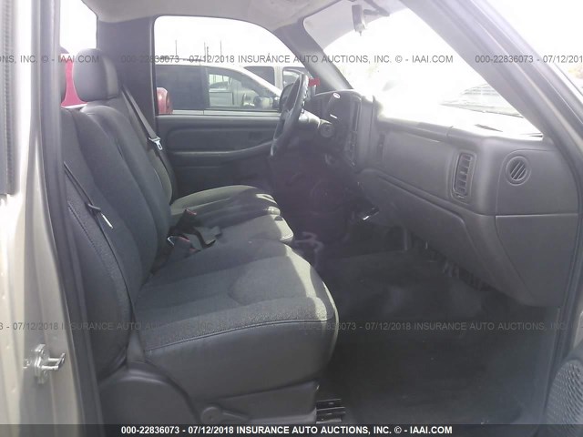 3GCEC14X17G242067 - 2007 CHEVROLET SILVERADO C1500 CLASSIC Champagne photo 5