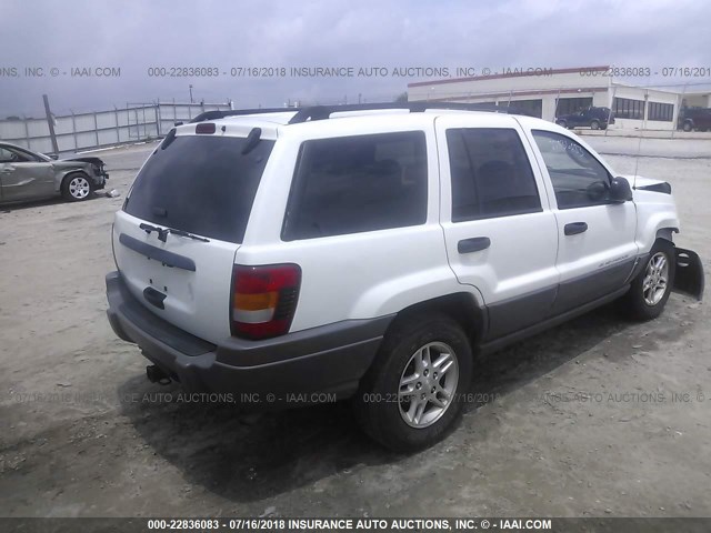 1J4GX48S54C359978 - 2004 JEEP GRAND CHEROKEE LAREDO/COLUMBIA/FREEDOM 白色 照片 4