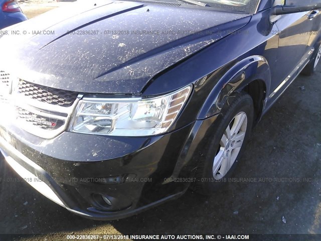 3C4PDCBB9CT353847 - 2012 DODGE JOURNEY SXT BLACK photo 6