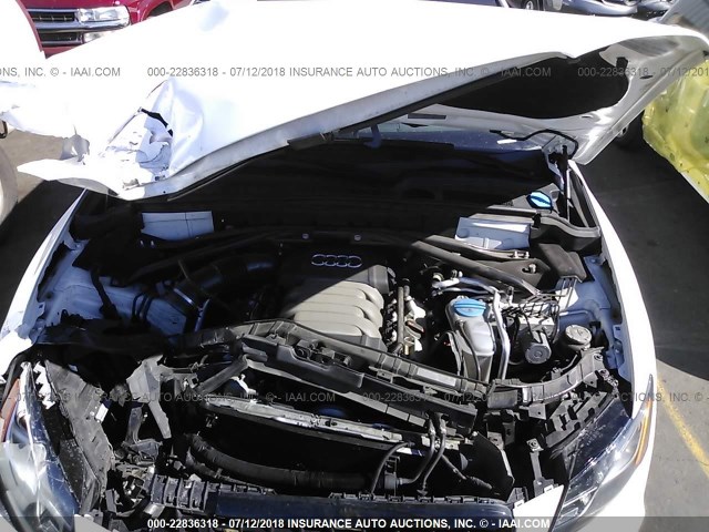WA1WKBFP3CA133476 - 2012 AUDI Q5 PRESTIGE WHITE photo 10