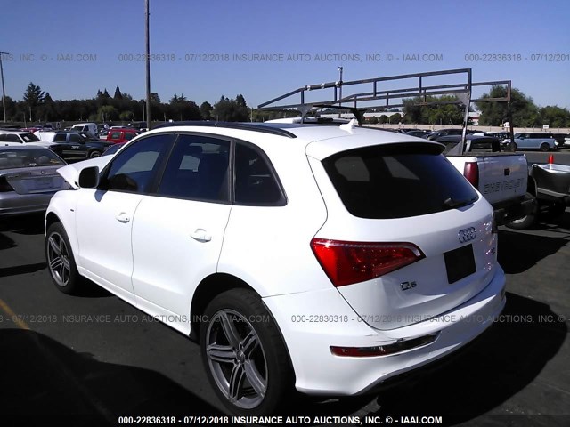 WA1WKBFP3CA133476 - 2012 AUDI Q5 PRESTIGE WHITE photo 3