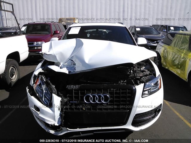 WA1WKBFP3CA133476 - 2012 AUDI Q5 PRESTIGE WHITE photo 6