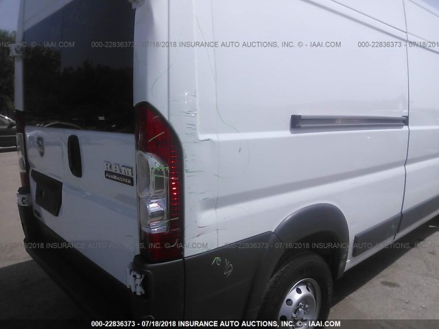 3C6TRVDG6HE546870 - 2017 RAM PROMASTER 2500 2500 HIGH WHITE photo 6