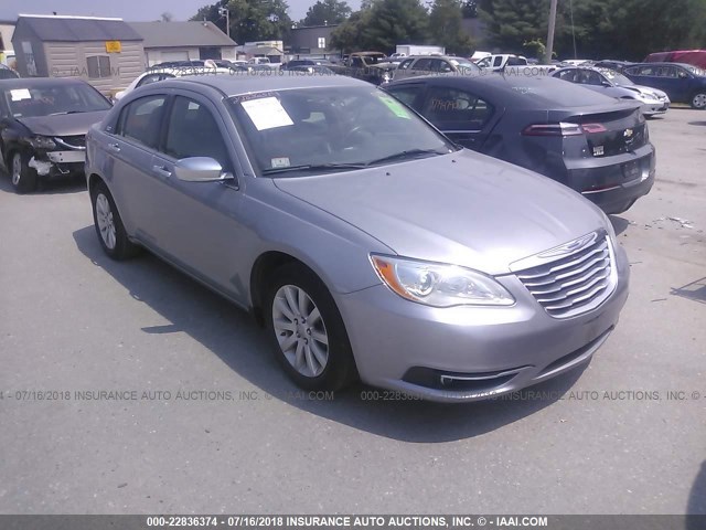 1C3CCBCG0DN525856 - 2013 CHRYSLER 200 LIMITED SILVER photo 1