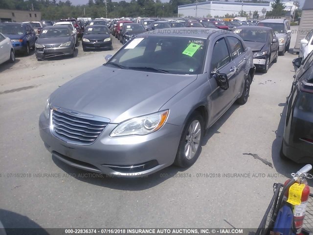 1C3CCBCG0DN525856 - 2013 CHRYSLER 200 LIMITED SILVER photo 2