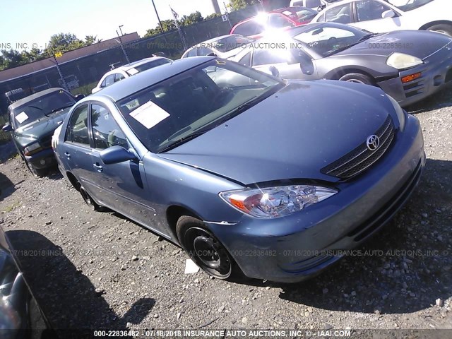 4T1BE30K22U553169 - 2002 TOYOTA CAMRY LE/XLE/SE 蓝色 照片 1
