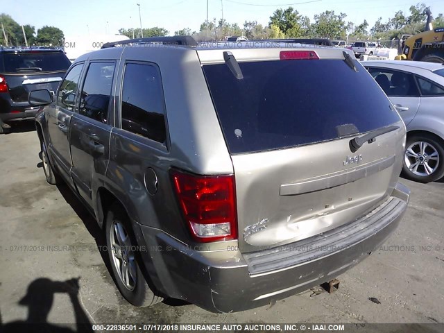 1J4GR48K06C126653 - 2006 JEEP GRAND CHEROKEE LAREDO/COLUMBIA/FREEDOM 灰色 照片 3