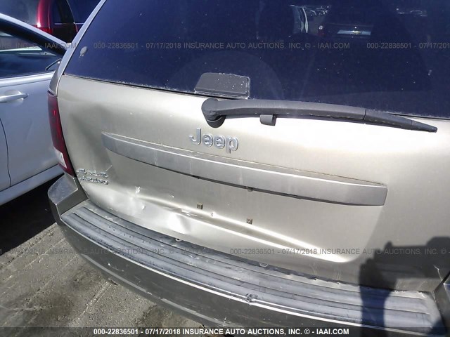 1J4GR48K06C126653 - 2006 JEEP GRAND CHEROKEE LAREDO/COLUMBIA/FREEDOM 灰色 照片 6