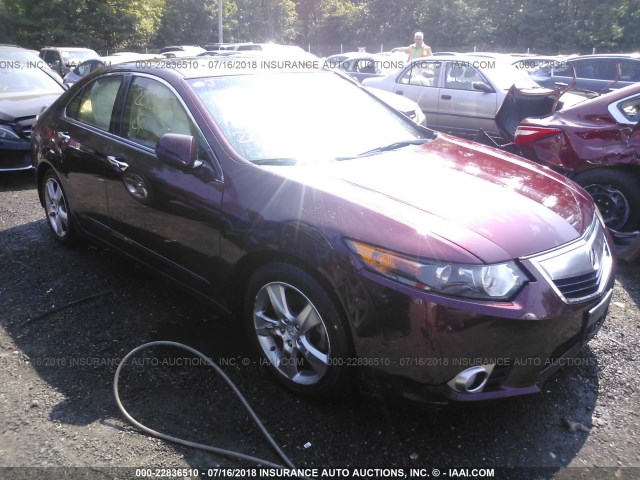 JH4CU2F69CC018233 - 2012 ACURA TSX TECH PURPLE photo 1