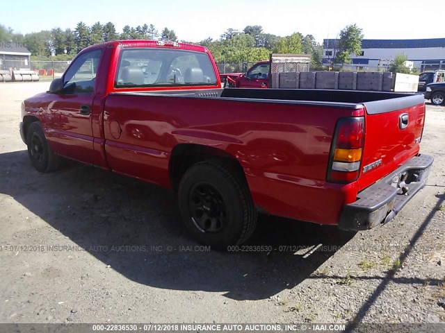 1GTEC14X85Z235680 - 2005 GMC NEW SIERRA C1500 RED photo 3