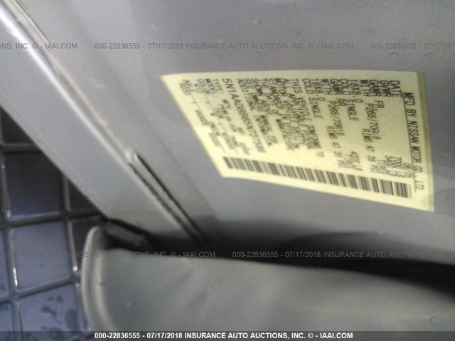 5N1AA08B65N737586 - 2005 NISSAN ARMADA SE/LE SILVER photo 9