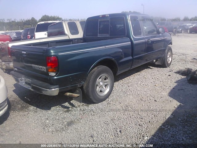 4F4YR16XXWTM23623 - 1998 MAZDA B4000 CAB PLUS GREEN photo 4