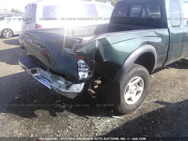 5TESN92N73Z288482 - 2003 TOYOTA TACOMA XTRACAB PRERUNNER მწვანე ფოტო 6