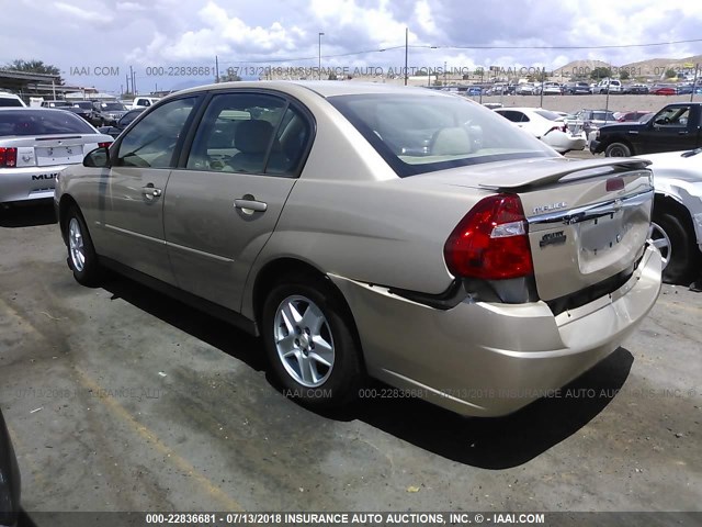 1G1ZT52805F279333 - 2005 CHEVROLET MALIBU LS GOLD photo 3